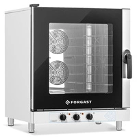 Piec konwekcyjno-parowy elektryczny 6 GN 1/1 lub 6 blach 60x40 cm, 10.5 kW | FORGAST FG09522