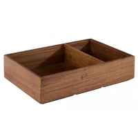 Skrzynka drewniana Woody 22,5x15x5,5 cm | APS 11651