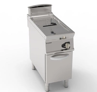 Frytownica gazowa jednokomorowa 17 l 16,5 kW z wymiennikiem ciepła | TECNOINOX 313192