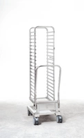 Stelaż ruchomy do pieca 20-1/1, 17 poziomów, odstęp 74 mm | RATIONAL 60.21.289 