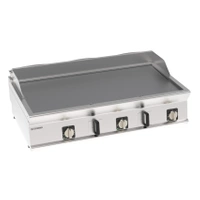 Płyta grillowa elektryczna, gładka, chromowana 120 cm, 400V Tecno74 | TECNOINOX 716204