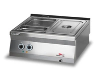 Bemar elektryczny stołowy, nastawny, 2 x GN 1/1, 230 V, 3 kW | LOZAMET L700.BE800