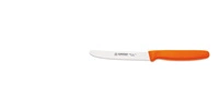 Nóż uniwersalny z falistą krawędzią - 11 cm, pomarańczowy | GIESSER MESSER 8365 wsp 11 or