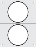 Matryca na zupę do zgrzewarki podwójna | HENDI 805633