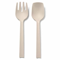 Zestaw sztućców serwisowych POSATE - szaro-beżowy | BLIM PLUS BP-PS3-319