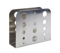 Serwetnik, stal nierdzewna, matowy, 15x4.5x12.5 cm | APS 11780