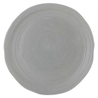 Talerz porcelanowy płytki No.W śr. 28,5 cm szary | TOM GAST RV-654609-6