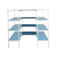 Regał łącznikowy 4-półkowy głęb. 50 cm 1PD-54+4P-125+4P-135+16UM | ALUSHELF 50498