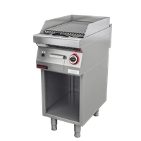Grill lawowy 7kW 40 cm szafka otwarta | KROMET 700.OGL-400.S