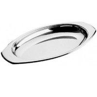 Półmisek owalny stalowy głęboki 40x21 cm | PINTINOX 509368