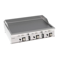 Płyta grillowa gazowa gładka, chromowana, szczotkowana, nastawna 120 cm | TECNOINOX 313224