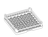 Podstawa do wkładów na sztućce talerze i kubki, 50x50 cm | LOZAMET PB 100