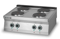 Kuchnia gastronomiczna elektryczna 4-płytowa nastawna | LOZAMET L900.KEO4