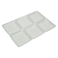 Talerz bufetowy porcelanowy MINIMAX - 28x20 cm | RAK R-OPRP6C-6