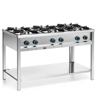 Kuchnia gastronomiczna gazowa 6-palnikowa, 34,4 kW | FORGAST FG09456