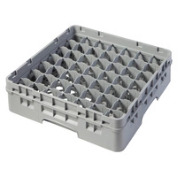 Kosz do szkła 49 przegródek - 50x50cm, szary | CAMBRO 49S318/151