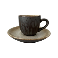 Filiżanka Bel 100 ml ze spodkiem 11 cm Still Cristall dolomit | KERA CERAMIKA 2.3.3.DOLOMIT