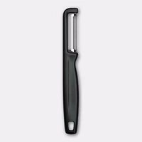 Obieraczka dwustronna IOTA z ząbkowanym ostrzem, czarna | VICTORINOX 6.0943.3