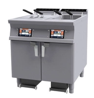 Frytownica gazowa F2/18-78 GDP, 2-komorowa na podstawie - poj. 2x18 l | RM GASTRO 00032103