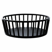 Koszyk stalowy, śr. 15 cm - czarny | VERLO V-15155-K