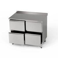 Stół roboczy nierdzewny z 4 szufladami 80x70x85 cm | FORGAST