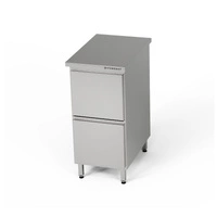 Stół roboczy nierdzewny z blokiem 2 szuflad 40x70x85 cm | FORGAST