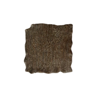 Talerz płytki prostokątny Moku hematyt 21 x 21 cm | KERA CERAMIKA 16.3.HEMATYT