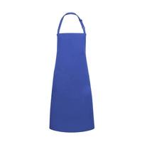 Fartuch kucharski Basic 75 x 90 cm z klamerką niebieski | KARLOWSKY BLS 4-6-Stck