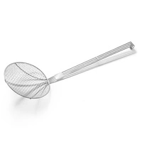 Łyżka cedzakowa siatkowa, średnica 20 cm, długość 44 cm | FORGAST FG02719