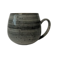 Kubek Oskar Still Rustick szary 0,4 l | KERA CERAMIKA 1.34.RUSTIC SZARY