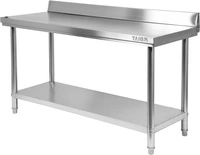 Stół roboczy nierdzewny z półką 150x60x85 cm | YATO YG-09024