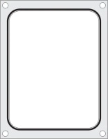 Matryca do zgrzewarki, 25x19.5 cm | HENDI 805572