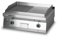 Płyta grillowa gazowa, 2- strefowa, 1/2 ryflowana, nastawna, 11 kW | LOZAMET L900.GPG900RG