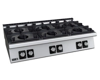 Kuchnia gastronomiczna gazowa nastawna 6-palnikowa, gaz LPG, 37 kW | FAGOR C-G760