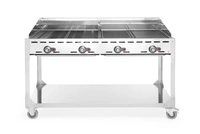 Grill gazowy Green Fire Kitchen Line 4-palnikowy | HENDI 149614