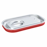 Pokrywa z uszczelką GN 1/4 PRIX | TOMGAST VL-14001SIL