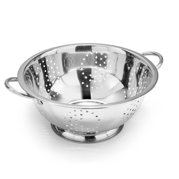 Cedzak z uchwytami, 28 cm, wysokość 12 cm | FORGAST FG02711