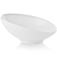 Misa skośna porcelanowa BIANCO - 300 ml | FINE DINE 770153