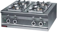 Kuchnia gazowa 80 cm 3x3,5kW +1x2,5kW nastawna | KROMET 000.KG-4s