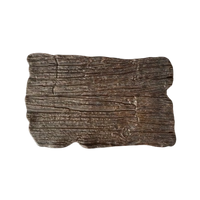 Talerz płytki prostokątny Moku hematyt 30 x 18 cm | KERA CERAMIKA 16.2.HEMATYT