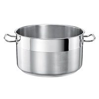 Garnek ze stali nierdzewnej średni - poj. 4 l SILVER | TOM-GAST P2-2107-20