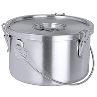 Termos stalowy na płyny 10 l, średnica 34 cm | CONTACTO 3081/010