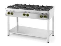 Kuchnia gazowa 6-palnikowa Kitchen Line | HENDI 226094