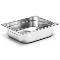 Pojemnik GN 2/3 gł. 10 cm ze stali nierdzewnej | FORGAST FG04000