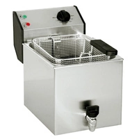 Frytownica elektryczna 1-komorowa z kranem, 8 l, zimna strefa | ROLLER GRILL FD80R