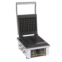 Gofrownica elektryczna, 2 gofry, 1.6 kW, 10x18x2.6 cm | ROLLER GRILL GES20