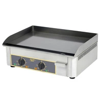 Płyta grillowa elektryczna żeliwna, gładka, 60x40 cm, 6 kW | ROLLER GRILL PSF 600 E
