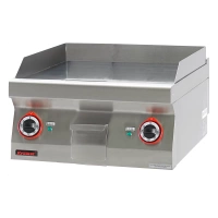 Płyta grillowa gładka 8 kW 60 cm nastawna | KROMET 700.PBE-600G