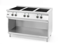Kuchenka indukcyjna z 6 polami grzewczymi, HENDI, 400V/25500W, 120x70x(H)89 cm | HENDI 237397