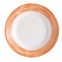 Talerz głęboki BRUSH pomarańczowy - 22.5 cm | ARCOROC 54753